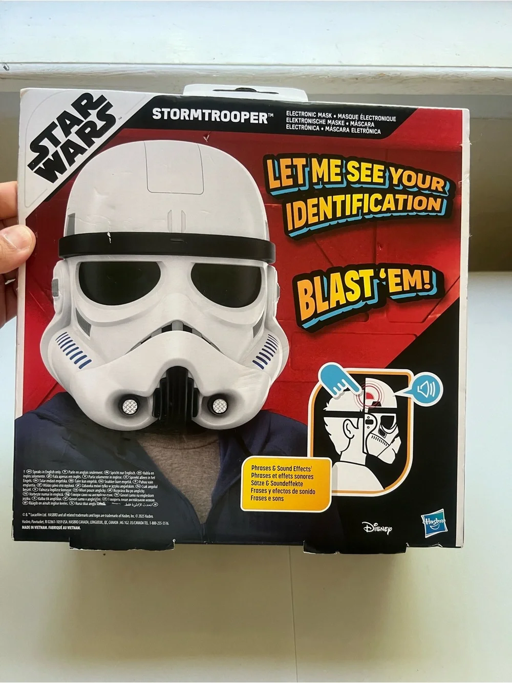 Star Wars Stormtrooper Electronic Mask, Halloween Costume